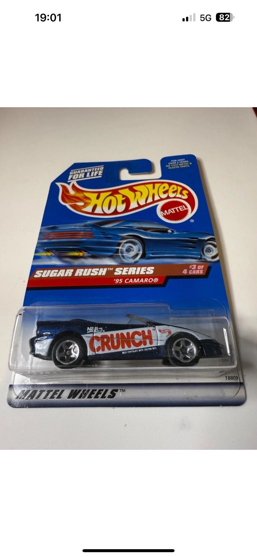 Hot Wheels Sugar Rush Series- Crunch 95 Camaro #3 of 4 cars