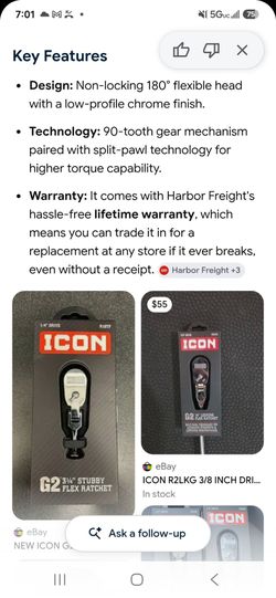 Icon 62 flex ratchet