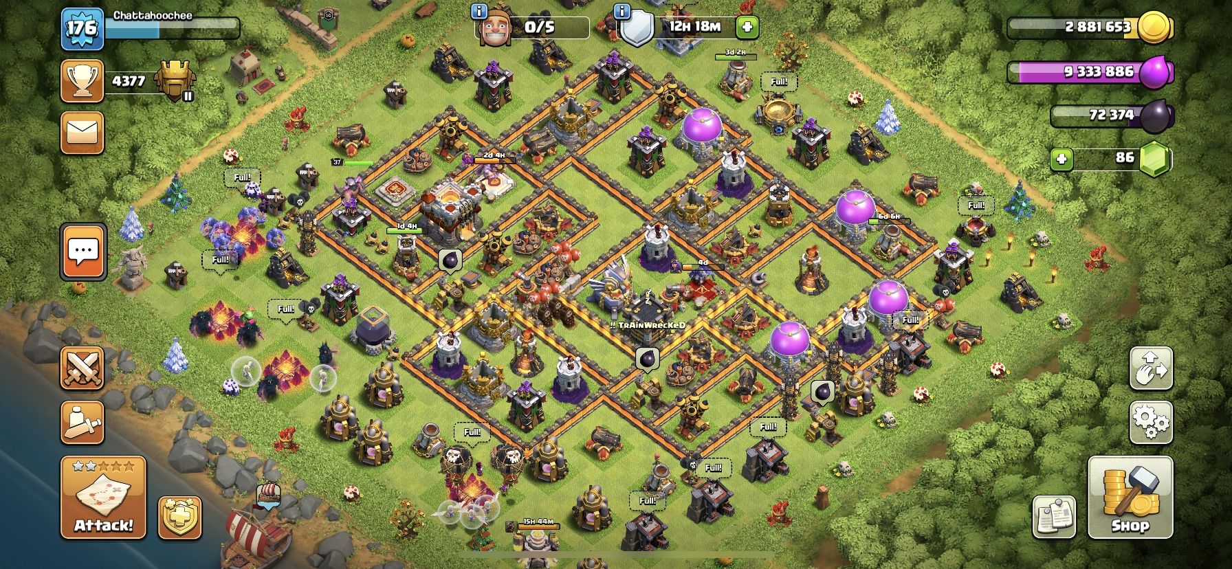 Clash of Clans account Town Hall 11