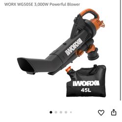 WORX TriVac 3-in-1 Electric Leaf Blower/Mulcher/Vacuum