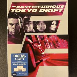 The Fast and the Furious: Tokyo Drift (DVD, 2006) W/Slipcover New Sealed