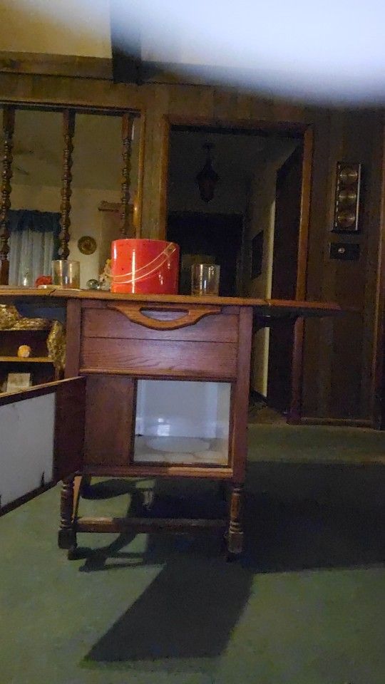 Antique Rolling Bar