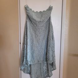 Lace Strapless Summer Dress