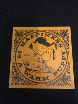 Happiness Is A Warm Puppy Book Charles Schultz 1970