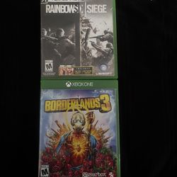 Xbox One Borderlands & Rainbow Six Siege 