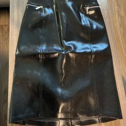 Leather Skirt 