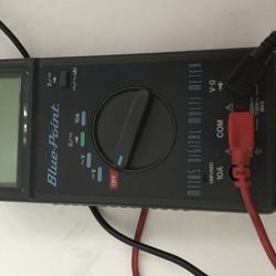 Blue Point Digital Multi Meter With Black Case