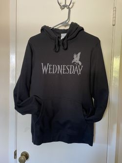 Wednesday Aadams Black Hoodie, Small