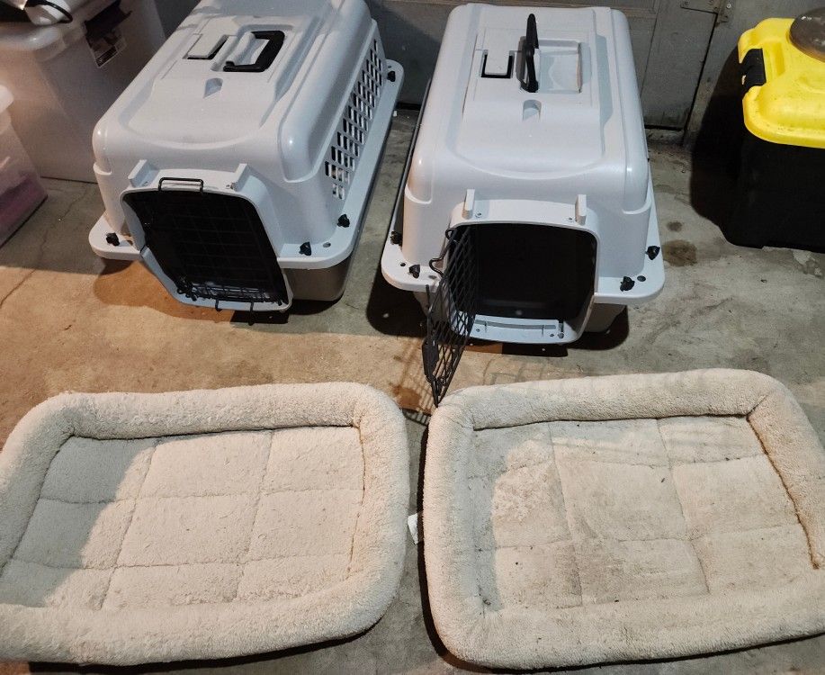 Dog / Cat Kennels Carriers w Pads $30 Each