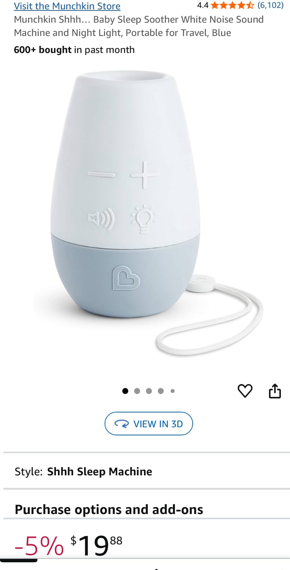 Portable Baby Soother