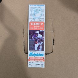 Vintage 1986 NFL Ticket