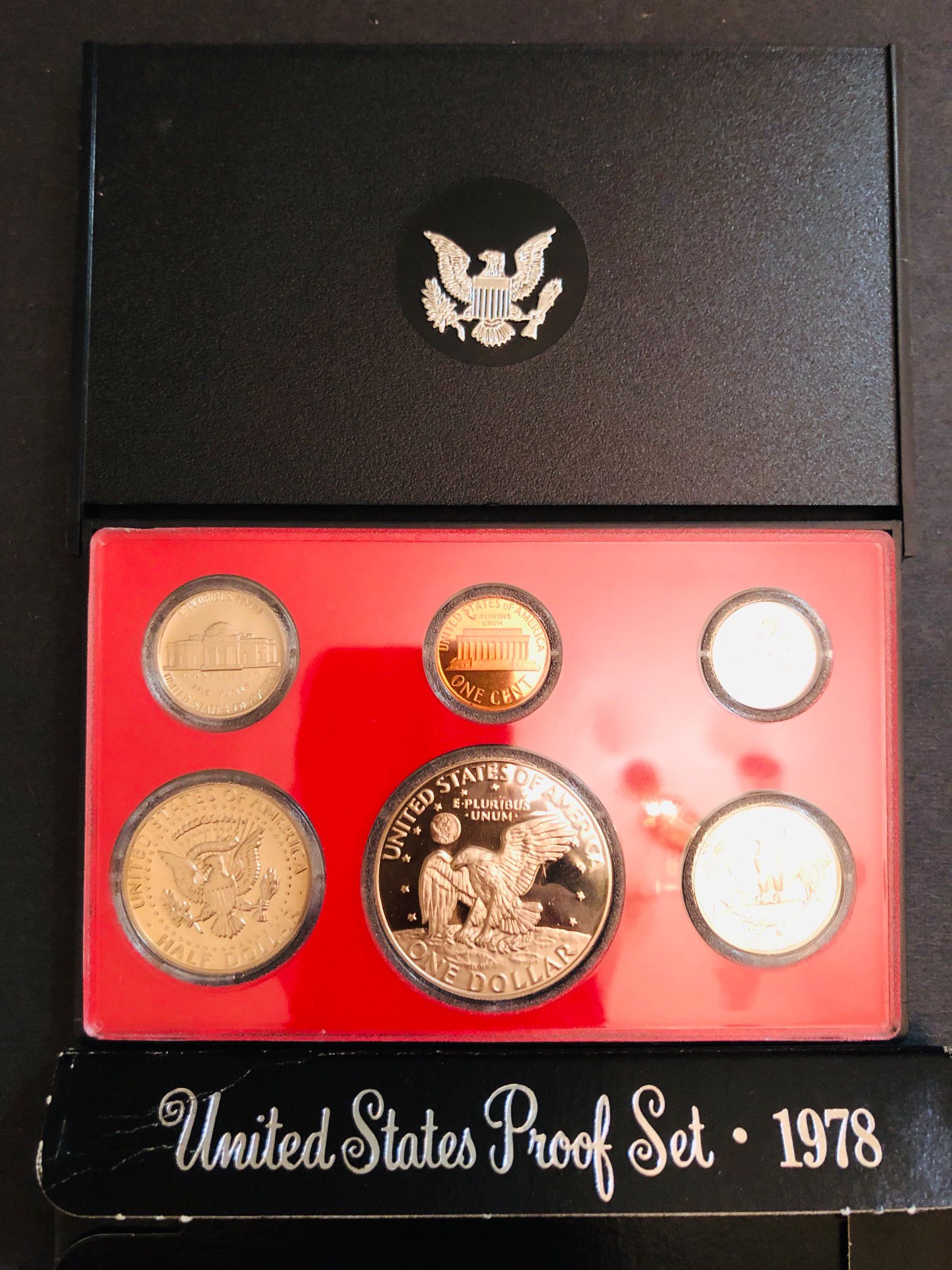 1978 United States Proof Coins Set 6 Coins 