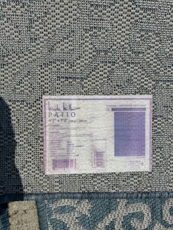 2 Outdoor Patio Rugs 5’2x7’2