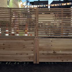 Cedar Privacy Planter