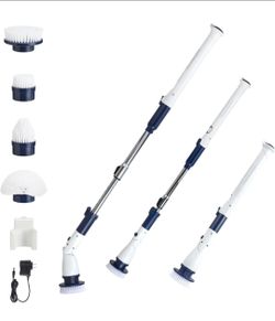 Casabella Power Spin Scrubber, Extendable to 47.5” – Cordless Electric Cleaner