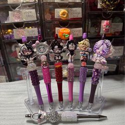 Skull Panda beaded pens