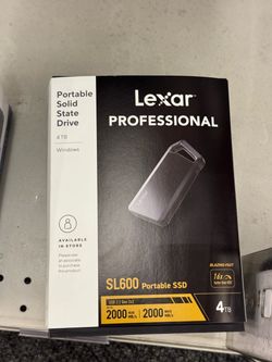New Lexar 4TB portable external SSD Solid State Drive