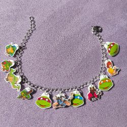 Teenage Mutant Ninja Turtles Charm Bracelet 
