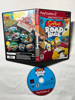 PS2 PLAYSTATION THE SIMPSONS ROAD RAGE GH GREATEST HITS CIB COMPLETE SONY