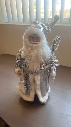 North Pole trading co Santa figurine