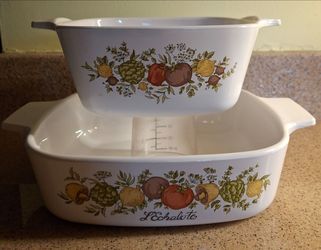Vintage Corning casserole dishes