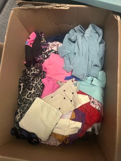 Box of girls clothes size 10-12