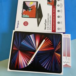 Apple iPad Pro 12.9” 5th Generation (2021 - M1 Chip) 2TB With Pen & Keyboard Case 