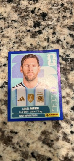 Lionel Messi World cup 2026 world cup sticker
