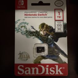 Legend of Zelda 1TB microSD Card – Brand New Sealed – Nintendo Switch
