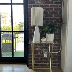 CB2 Novo Acrylic Folding Table