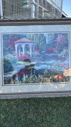 Heaven garden picture frame
