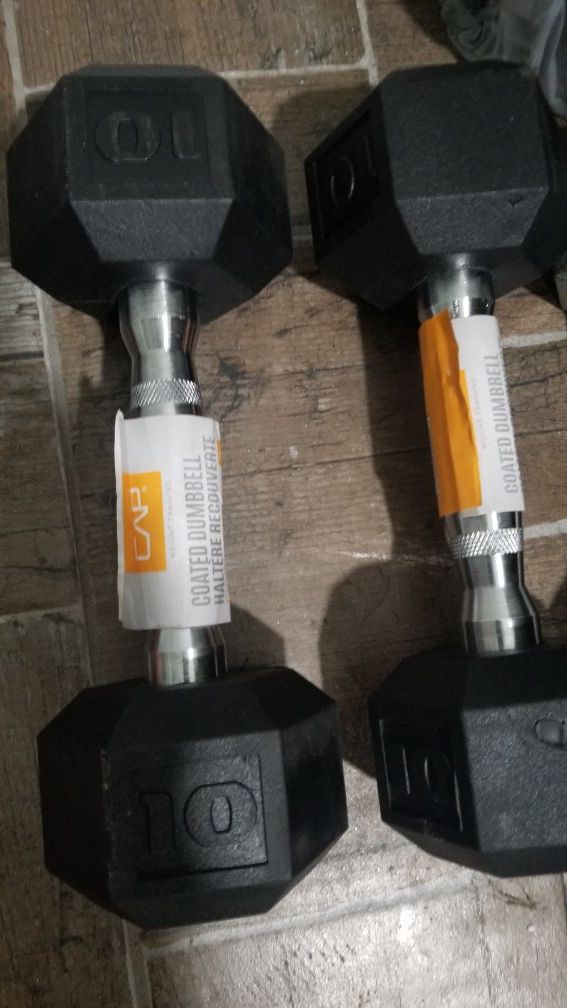 10lb pair iron $40 10lb pair rubber $45 35 lb pair $140 edinburg kettlebell $45
