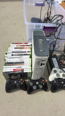 Xbox slim console with hard drive
