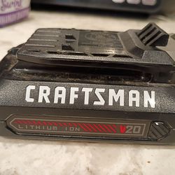 CRAFTSMAN V20 20V Lithium Ion Battery - Tested & Working