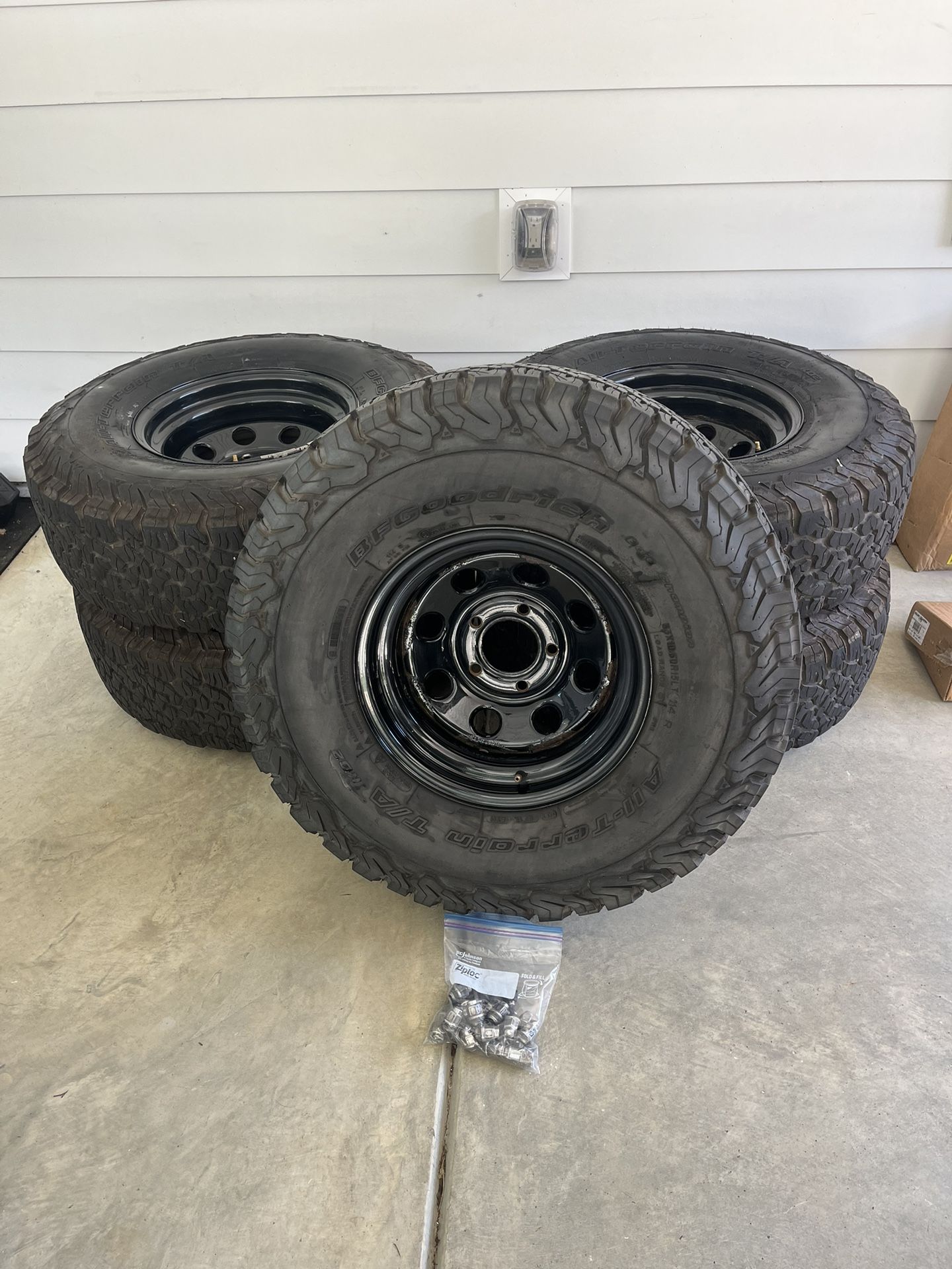 BFG All Terrain K02 33” Tires and Suspension Parts 