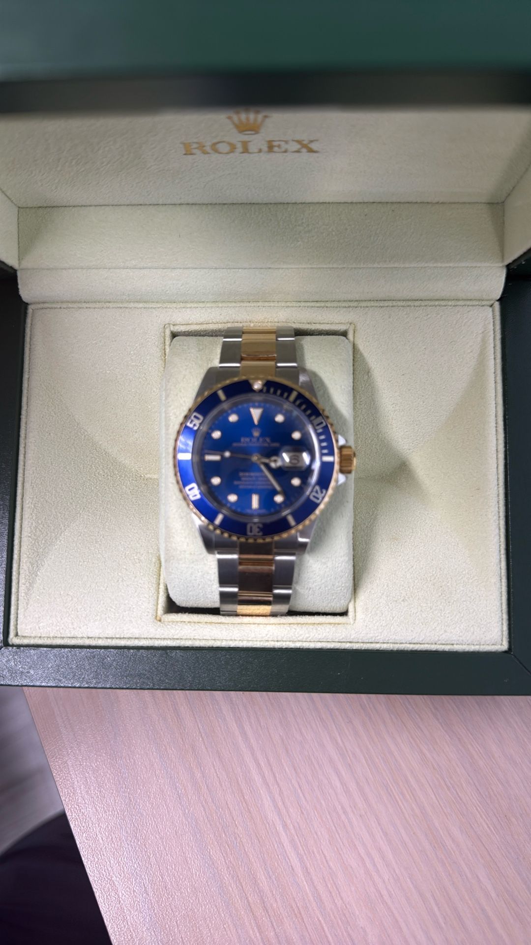 Rolex Two-Tone Submariner 40mm Blue