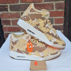 Jordan WNBA x Air Jordan 3 Retro Desert Camo HM4301-200 Tan Brown Sneaker Size 10.5M
