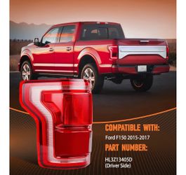 LED Tail Light Assembly with Blind Spot For Ford F-150 2015-2017 Rear Left Driver