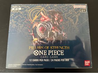 One piece booster box : pillars of strength English