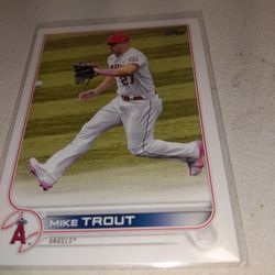 2022 Topps Card Number 27 Mike Trout