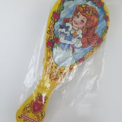 Tootsietoy Pretty Princess Paddleball Mirror Jeweled Early 1990s Vintage Rose New