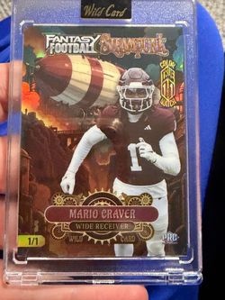 Wild Card Mario Craver Fantasy Football Steampunk 1/1