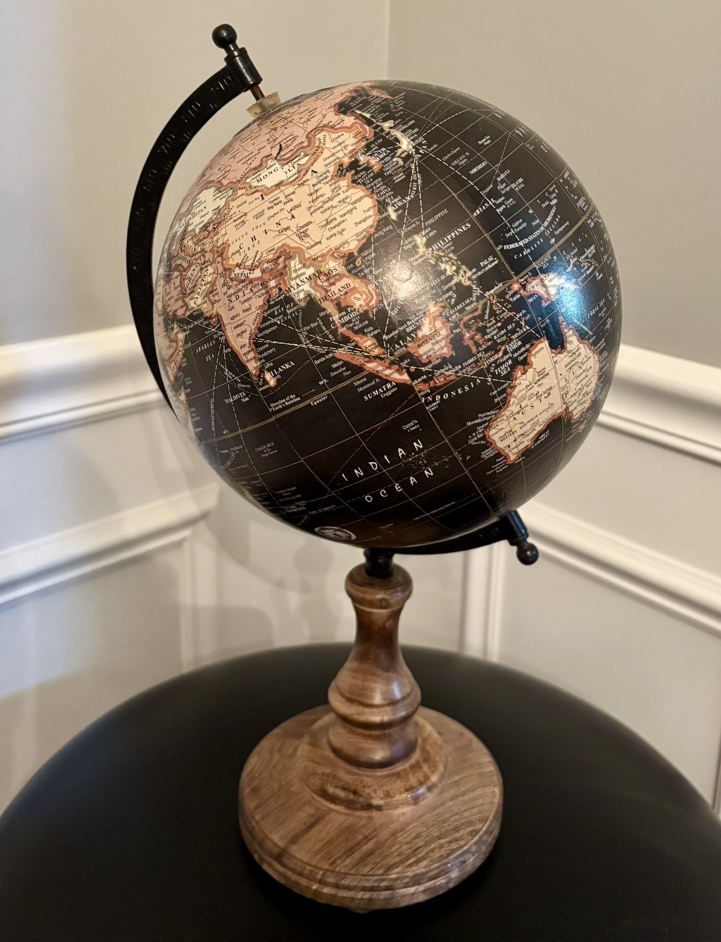 Desk World Globe Decor 