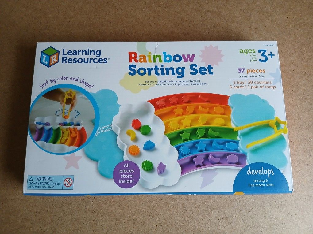 Learning Resources Sorting Rainbow Educational Toy For Pre-K And Toddler