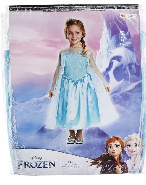 Disney Frozen Elsa Dress Costume. Size Small ForSix