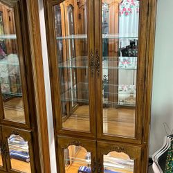 Oak China Cabinet 