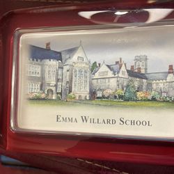Emma Willard School in a 3D Glass Paperweight