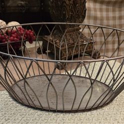 Large Farmhouse Centerpiece Or Fruit Bowl