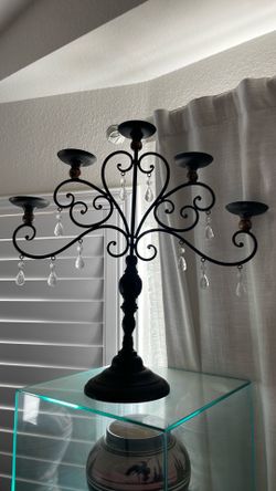 Five tier candle Albra with crystals
