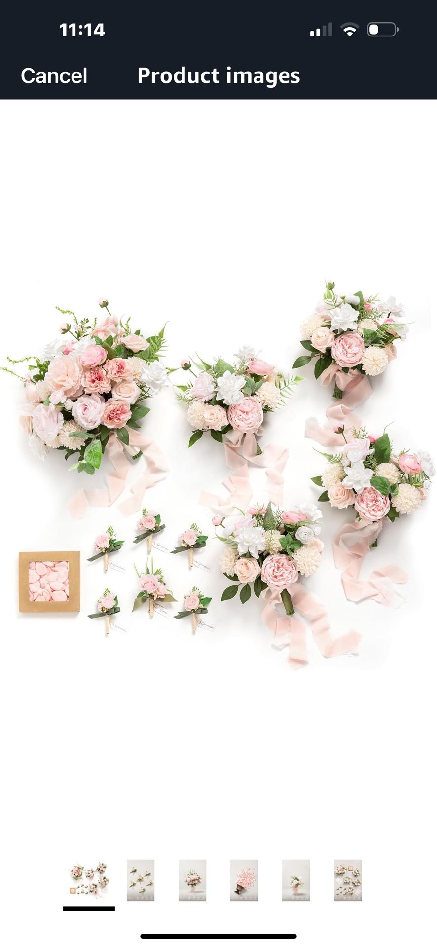 Package Artificial Wedding Flowers